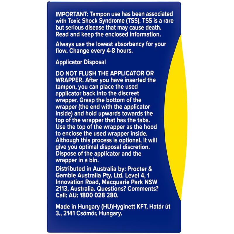 Load image into Gallery viewer, Tampax Pearl Compak Tampons Mini 18 Pack
