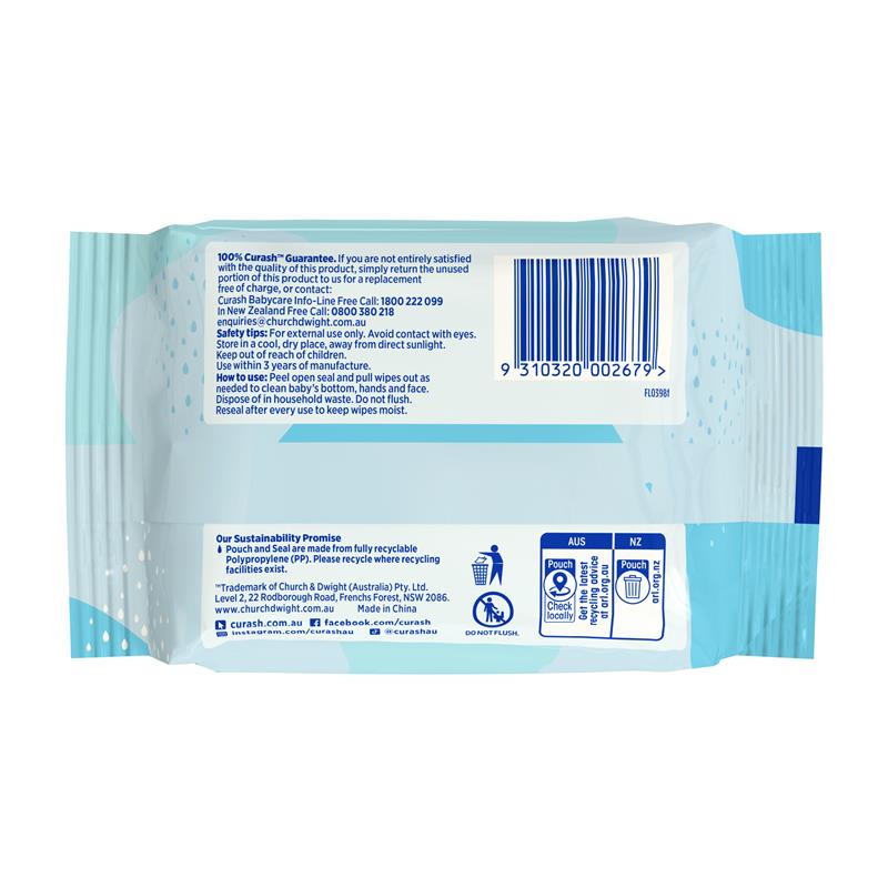 Load image into Gallery viewer, Curash Simply Water Wipes 20 Pack
