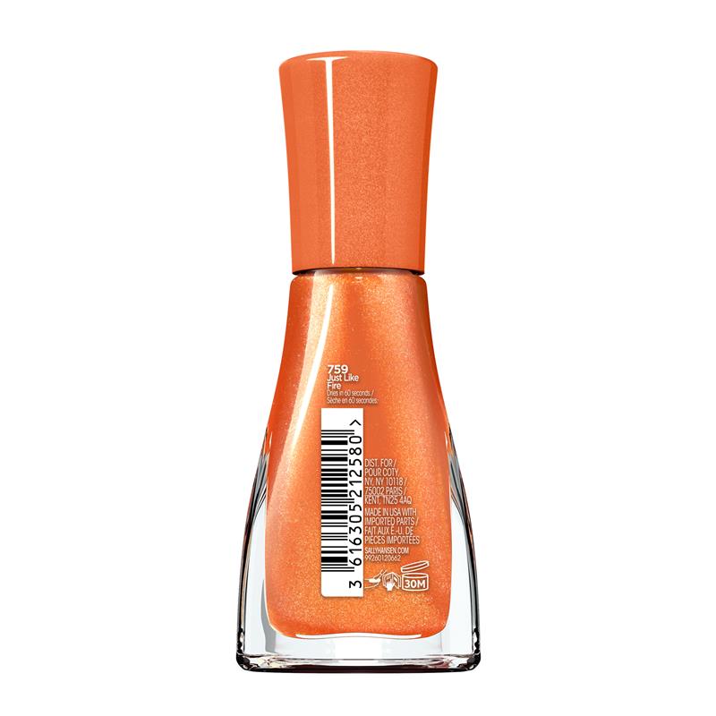Load image into Gallery viewer, Sally Hansen Insta Dri Nail Polish x Glaad Together In Pride Just Like Fire 9.17ml
