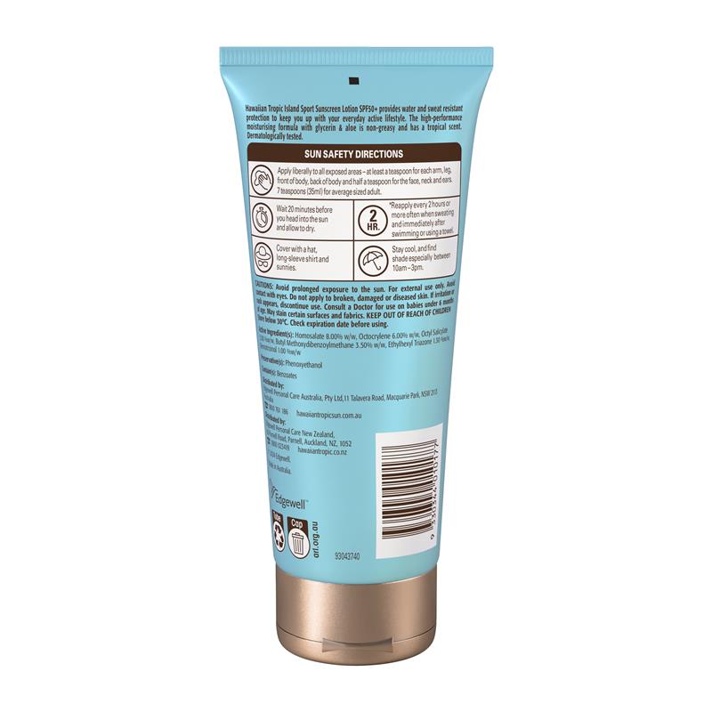 Load image into Gallery viewer, Hawaiian Tropic Island Sport SPF 50+ Lotion 180ml
