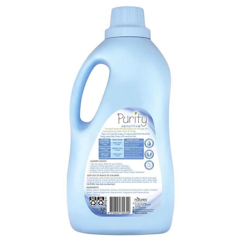 Load image into Gallery viewer, Purity Sensitive  Laundry Liquid 2 Litres
