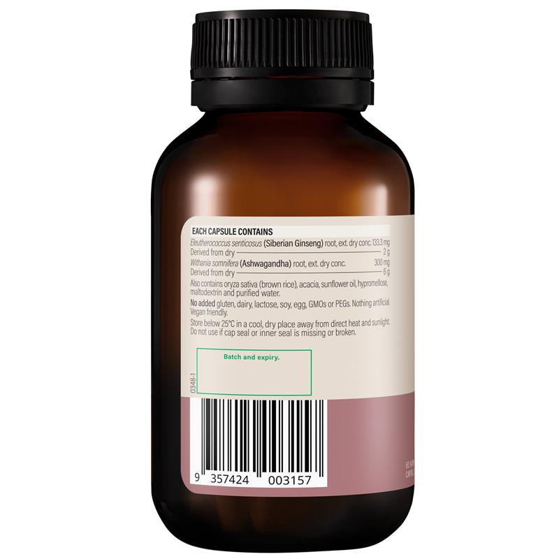 Load image into Gallery viewer, Wanderlust Ashwagandha + Energy 60 Capsules
