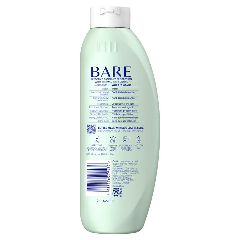 Load image into Gallery viewer, Head &amp; Shoulders BARE Pure Clean Shampoo 400ml
