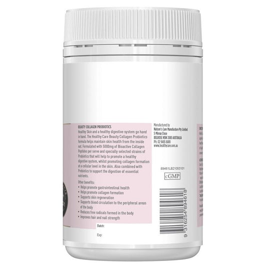 Healthy Care Beauty Collagen Probiotics 120g Powder