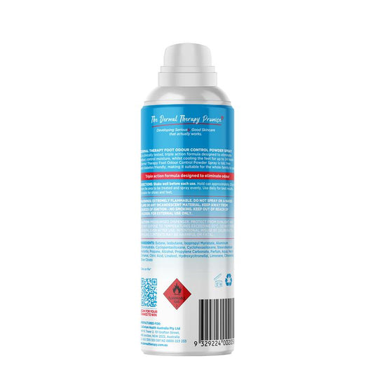 Dermal Therapy Foot Odour Control Powder Spray 210mL