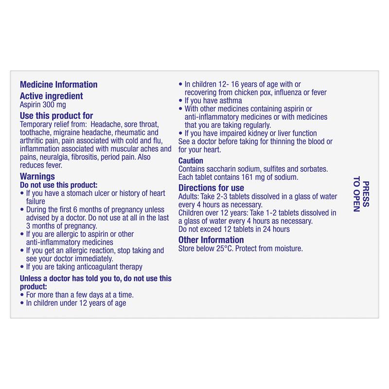 Load image into Gallery viewer, Aspro Clear Pain Relief 60 Soluble Tablets
