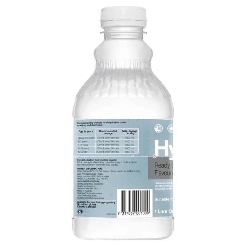 Load image into Gallery viewer, Hydralyte Liquid Colour Free Lemonade Flavoured 1 Litre
