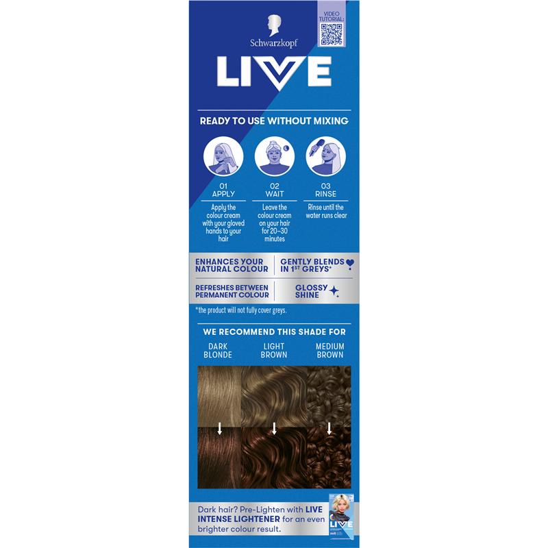 Load image into Gallery viewer, Schwarzkopf LIVE Colour Chocolate Semi Permanent 75ml
