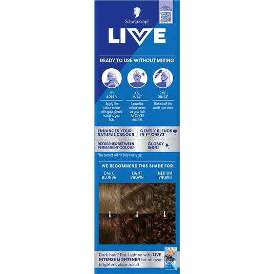 Schwarzkopf LIVE Colour Chocolate Semi Permanent 75ml