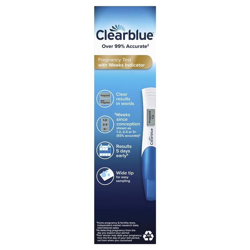 Load image into Gallery viewer, Clearblue Digital Pregnancy Test Weeks Indicator 1 Test

