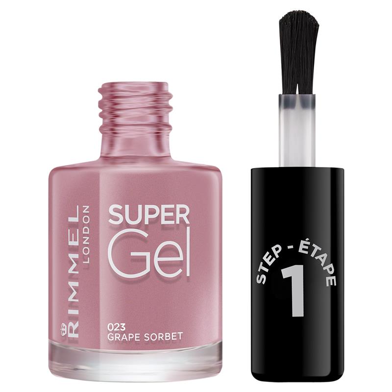 Load image into Gallery viewer, Rimmel Super Gel  Nail Polish 023 Grape Sorbet
