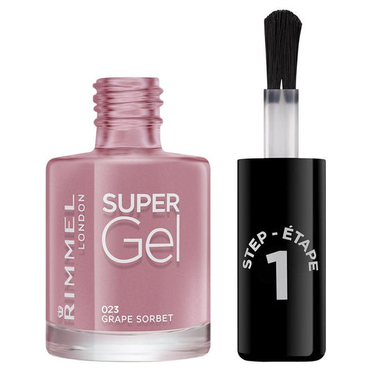 Rimmel Super Gel  Nail Polish 023 Grape Sorbet