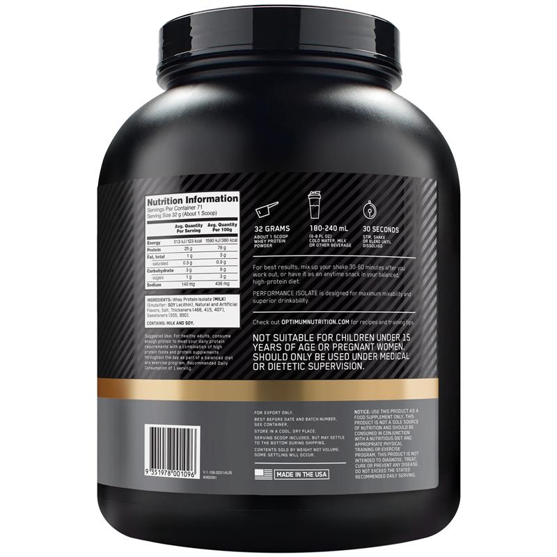 Load image into Gallery viewer, Optimum Nutrition Isolate Vanilla Softserve 2.27kg
