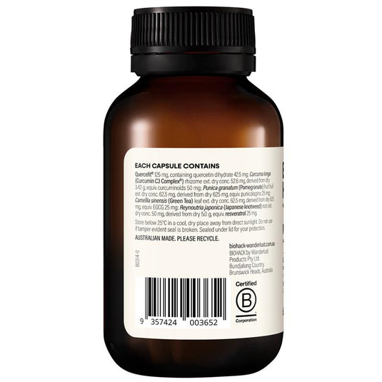 BioHack Wanderlust Polyphenols x5 60 Capsules