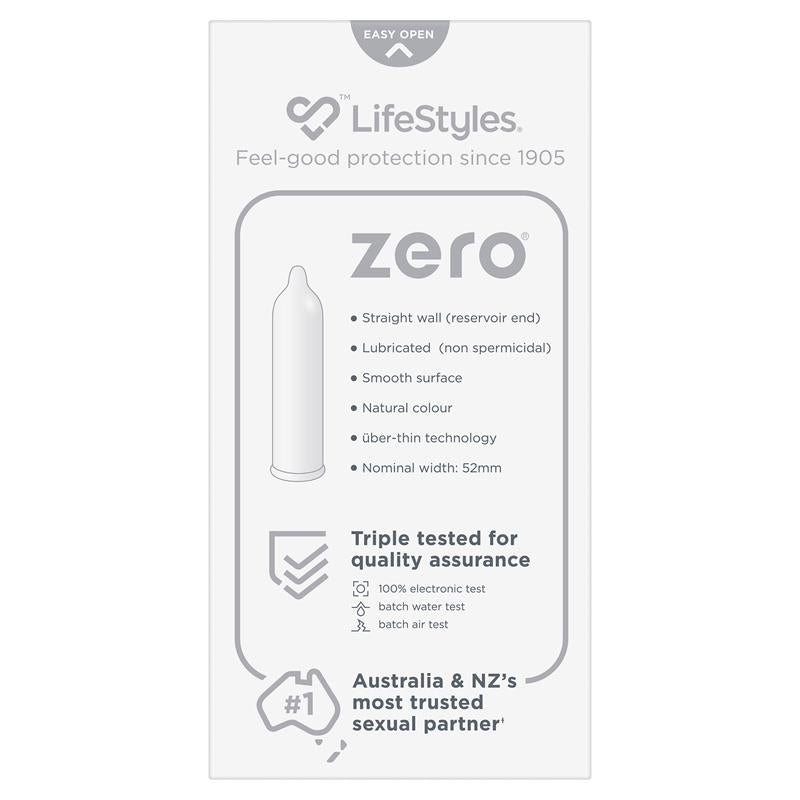 Load image into Gallery viewer, LifeStyles Zero Condoms 20 Pack
