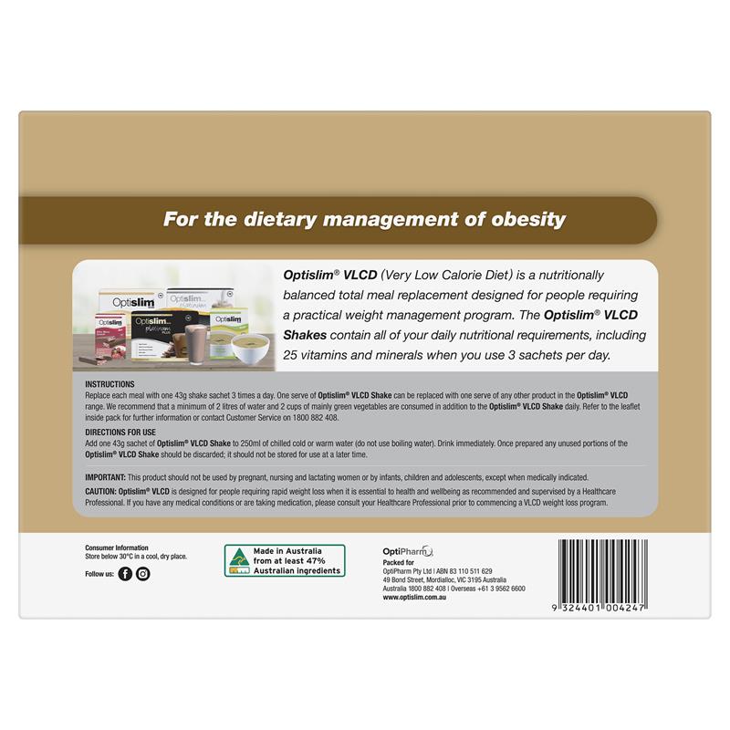 Load image into Gallery viewer, Optislim VLCD Expresso Coffee Milkshake 21 x 40g
