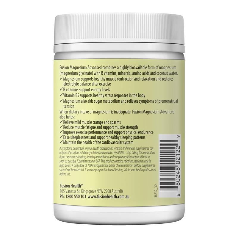 Load image into Gallery viewer, Fusion Magnesium Advanced Powder Lemon-Lime 330g
