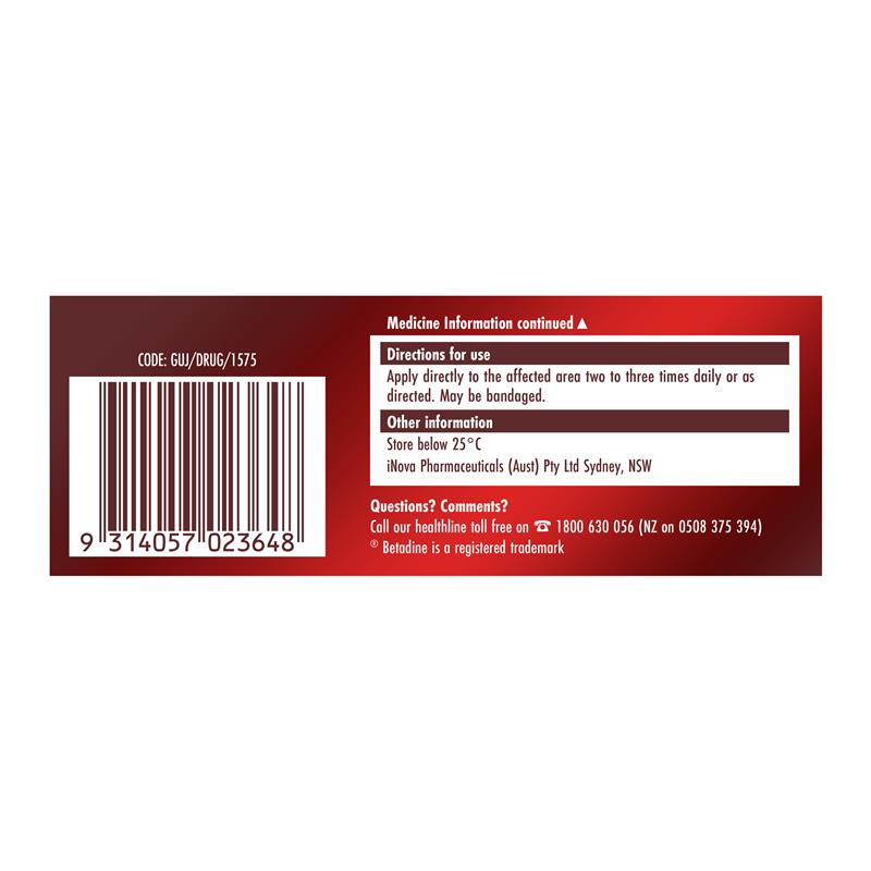 Load image into Gallery viewer, Betadine Antiseptic First Aid Cream 45g
