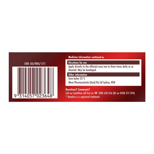Betadine Antiseptic First Aid Cream 45g