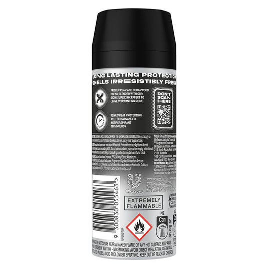 Lynx Deodorant Antiperspirant Black 165ml
