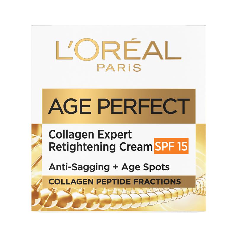 Load image into Gallery viewer, L'Oreal Paris Age Perfect Collagen Tightening Cream SPF 15 50ml
