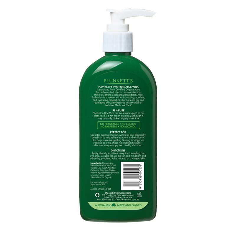 Load image into Gallery viewer, Plunketts 99% Pure Aloe Vera Soothing Gel 240ml
