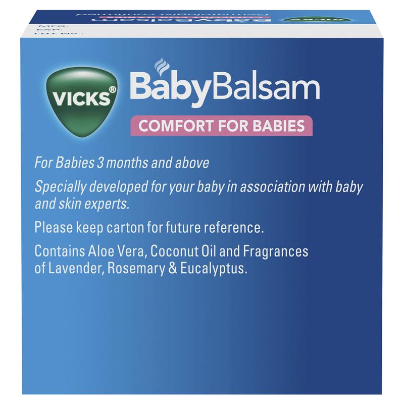 Load image into Gallery viewer, Vicks Baby Balsam Decongestant Chest Rub 50g
