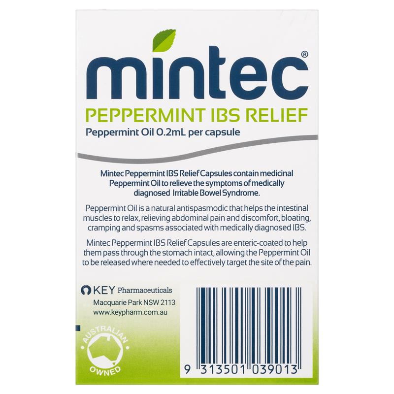 Load image into Gallery viewer, Mintec Peppermint IBS Relief 20 Capsules
