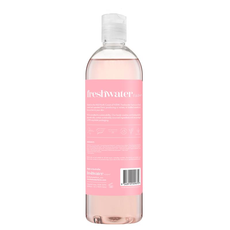 Load image into Gallery viewer, Freshwater Farm Rosewater + Pink Clay Body Wash 500ml
