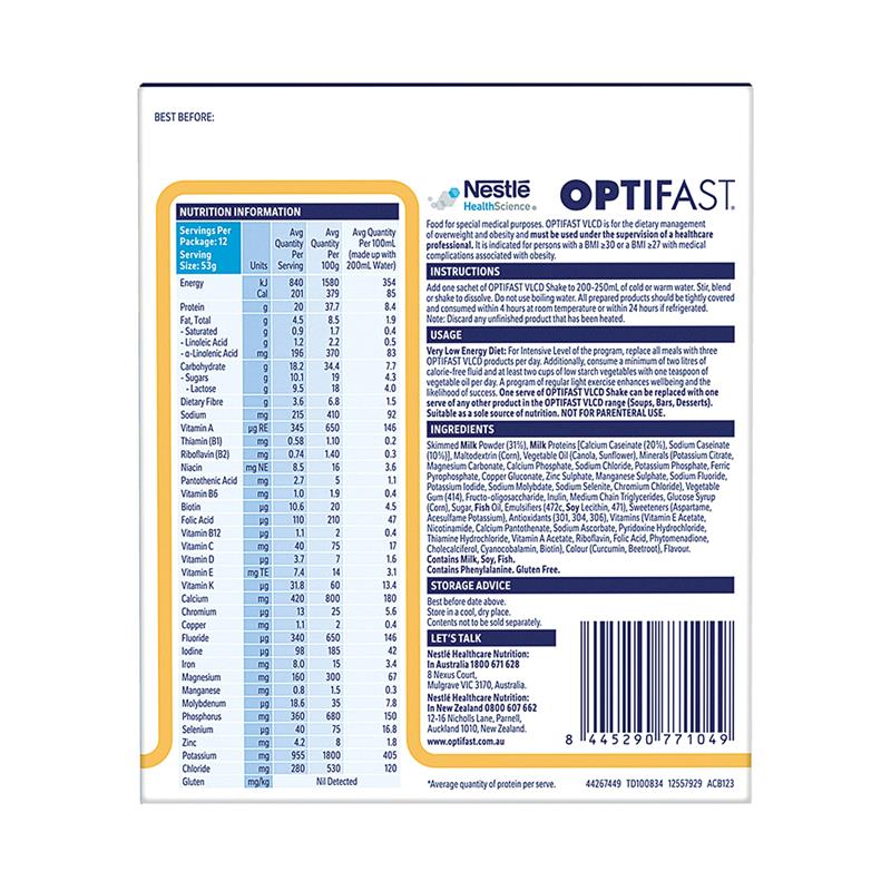 Load image into Gallery viewer, Optifast VLCD Shake Banana 12 x 53g
