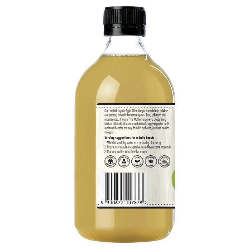 Load image into Gallery viewer, Barnes Naturals Organic Apple Cider Vinegar with the Mother 500ml
