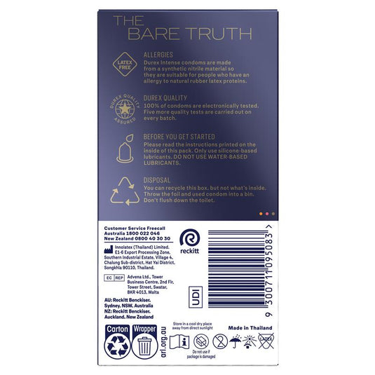 Durex Intense Regular Condom 10 Pack