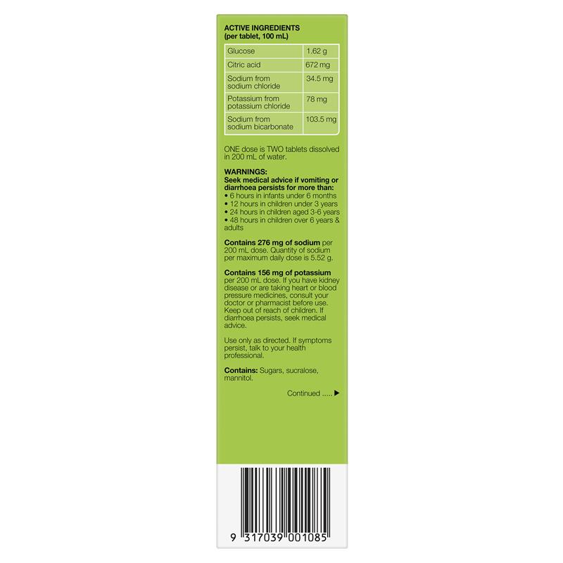 Load image into Gallery viewer, Hydralyte Effervescent Lemon Lime Electolyte Tablets 20 Pack
