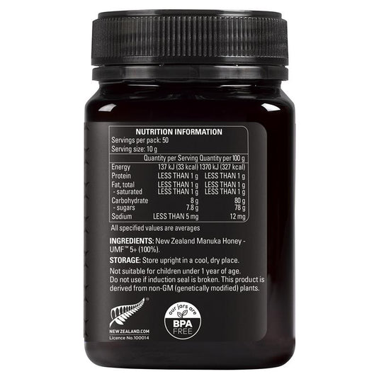 Comvita UMF 5+ Manuka Honey 500g (Not Available in WA)