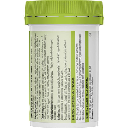 Swisse Milk Thistle 35000mg 60 Tablets