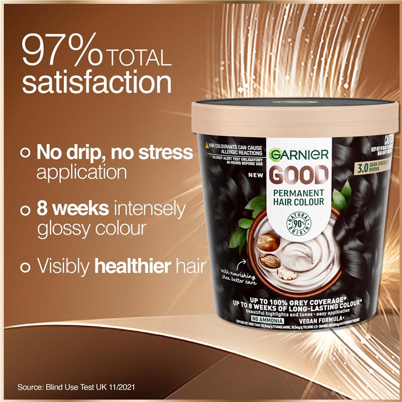 Load image into Gallery viewer, Garnier Good Hair Colour 3.0 Dark Chocolate
