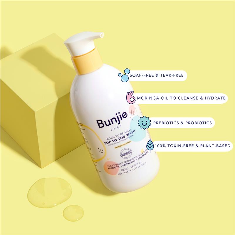 Load image into Gallery viewer, Bunjie Baby Top To Toe Hair And Body Wash 500ml
