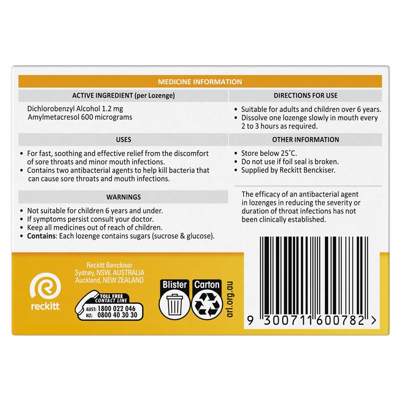Load image into Gallery viewer, Strepsils Honey and Lemon 48 Lozenges
