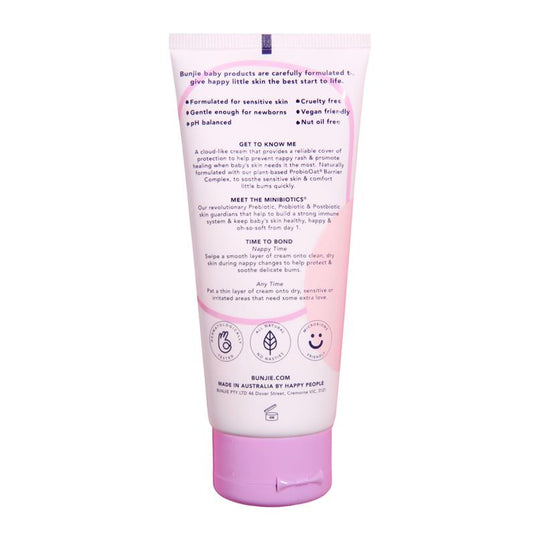Bunjie Baby Nappy Rash & Barrier Cream 250g