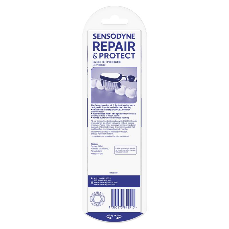 Load image into Gallery viewer, Sensodyne Sensitive Teeth Repair &amp; Protect Toothbrush 2 pack
