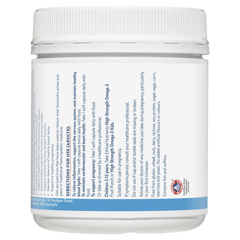Load image into Gallery viewer, Ethical Nutrients High Strength Omega-3 120 Capsules
