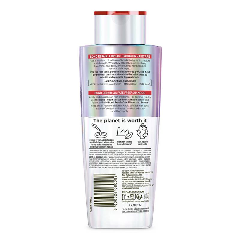 Load image into Gallery viewer, L'Oreal Paris Elvive Bond Repair Shampoo 200ml
