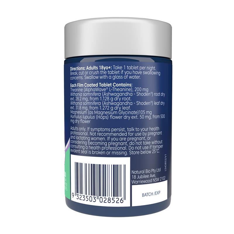 Load image into Gallery viewer, Bioglan L Theanine PM Calm &amp; Sleep 50 Capsules
