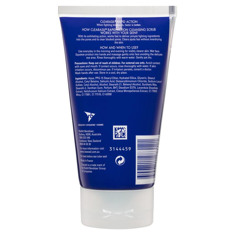 Load image into Gallery viewer, Clearasil Ultra Rapid Action Cleansing Face Scrub 150 ml
