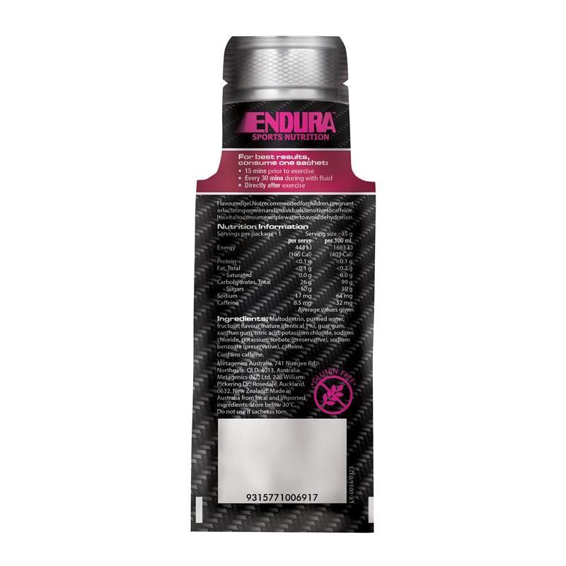 Load image into Gallery viewer, Endura Sports Energy Gel Raspberry 35g
