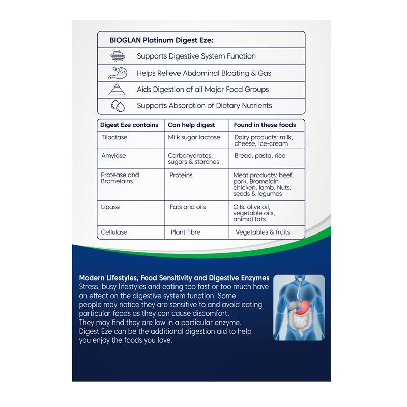 Load image into Gallery viewer, Bioglan Platinum Digest Eze Multi Action 40 Capsules
