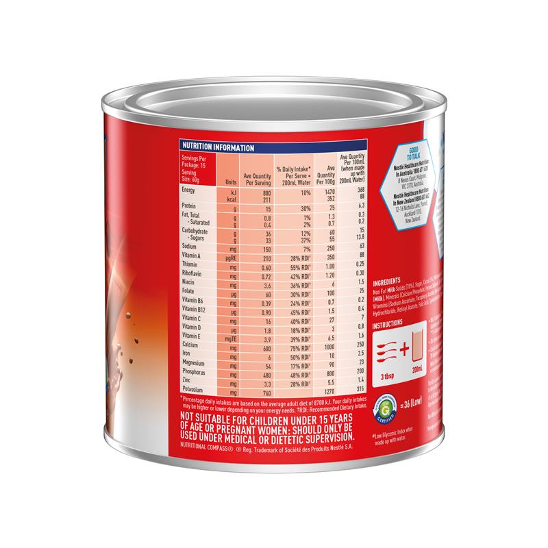 Load image into Gallery viewer, Sustagen Sports Nutrition Powder Supplement Chocolate Flavour 910g
