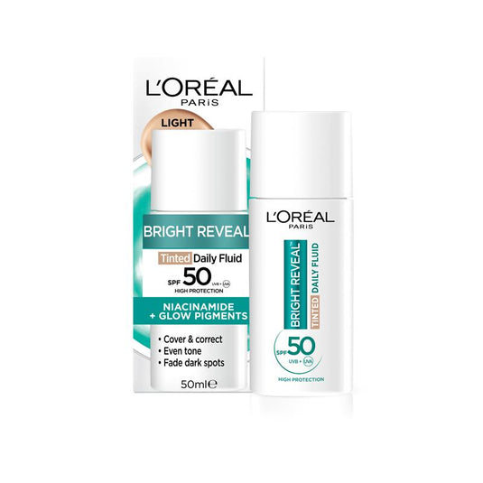 L'Oreal Bright Reveal Tinted SPF 50 Fluid Light 50ml