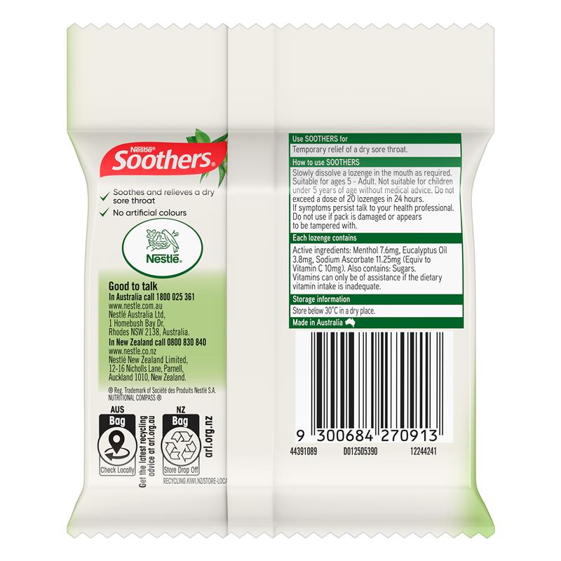 Load image into Gallery viewer, Soothers Eucalyptus &amp; Menthol 3x10 Lozenge Multipack
