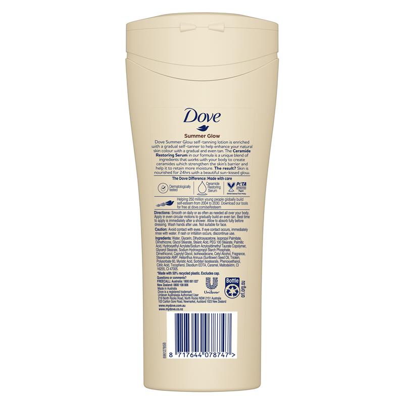 Load image into Gallery viewer, Dove Summer Glow Medium - Dark Skin 400ml
